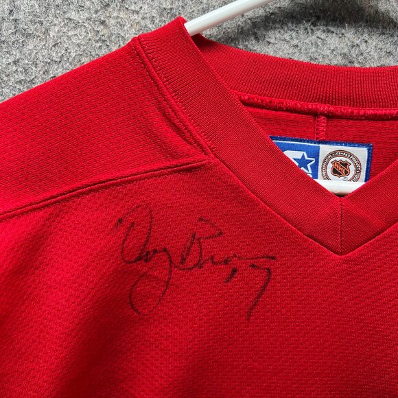 Vintage Sergei Fedorov Jersey Signed Doug Brown Detroit Red Wing - Picture 9 of 13